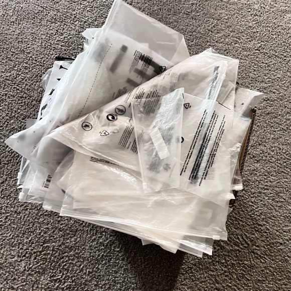 20 ct Save the Planet Assorted Used Poly Shirt Bags - Picture 5 of 12